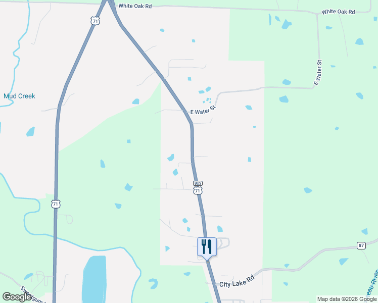 map of restaurants, bars, coffee shops, grocery stores, and more near 1814 North Main Street in Waldron