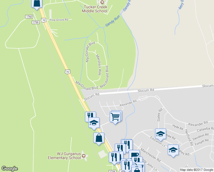 map of restaurants, bars, coffee shops, grocery stores, and more near 160 Macdonald Boulevard in Havelock
