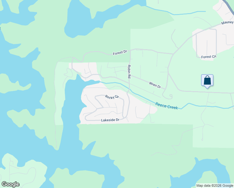 map of restaurants, bars, coffee shops, grocery stores, and more near 249 Rocky Circle in Blairsville