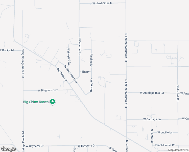 map of restaurants, bars, coffee shops, grocery stores, and more near 25600 North Feather Mountain Road in Paulden