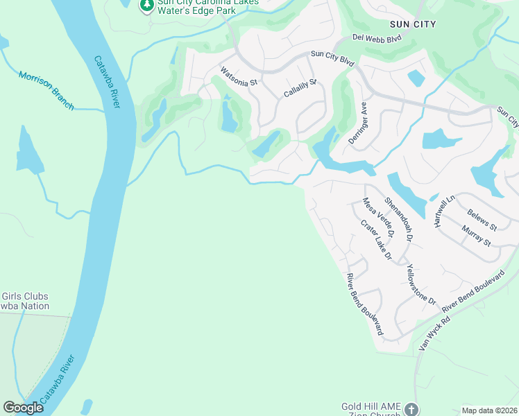 map of restaurants, bars, coffee shops, grocery stores, and more near 51261 Daffodil Court in Indian Land