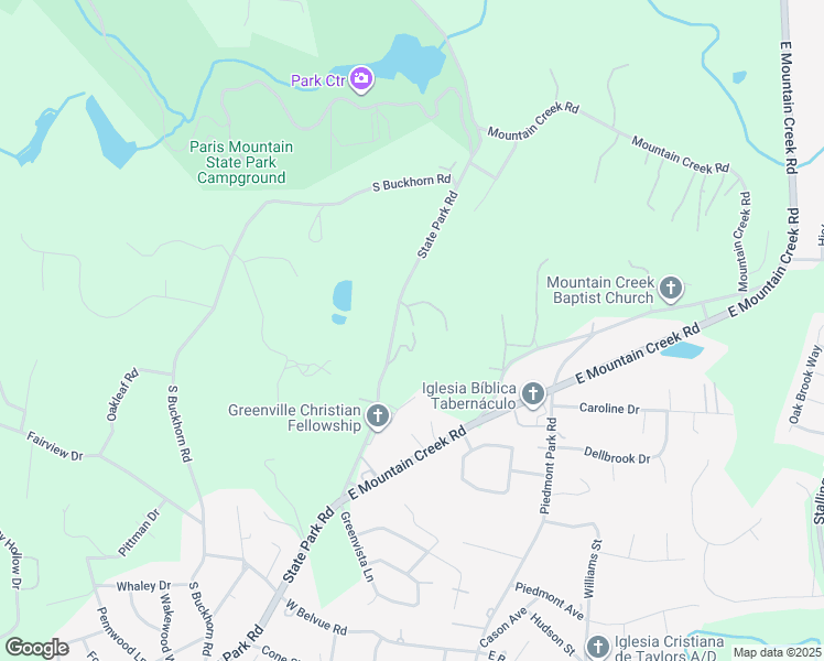map of restaurants, bars, coffee shops, grocery stores, and more near 2246 State Park Road in Greenville