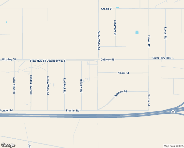 map of restaurants, bars, coffee shops, grocery stores, and more near Sunset View Road in San Bernardino County