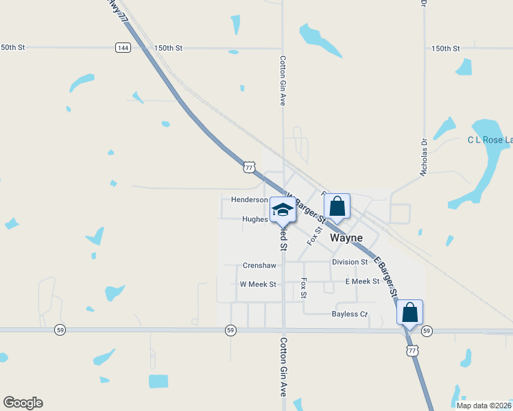 map of restaurants, bars, coffee shops, grocery stores, and more near 404 Henderson Street in Wayne