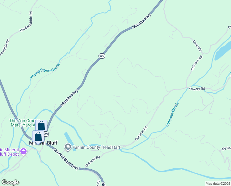 map of restaurants, bars, coffee shops, grocery stores, and more near 653 Tanglewood Drive in Blue Ridge
