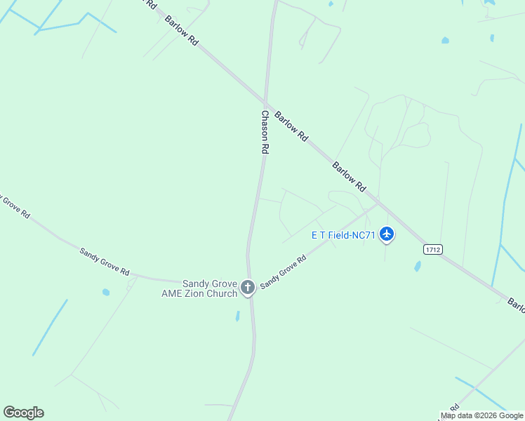 map of restaurants, bars, coffee shops, grocery stores, and more near 1992 Chason Road in Lumber Bridge