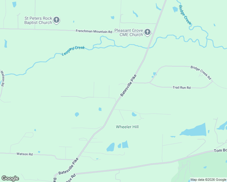 map of restaurants, bars, coffee shops, grocery stores, and more near 5713 Batesville Pike in North Little Rock