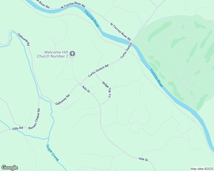map of restaurants, bars, coffee shops, grocery stores, and more near Ridge Top Circle in Blue Ridge