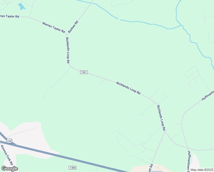 map of restaurants, bars, coffee shops, grocery stores, and more near 555 Richlands Loop Road in Richlands