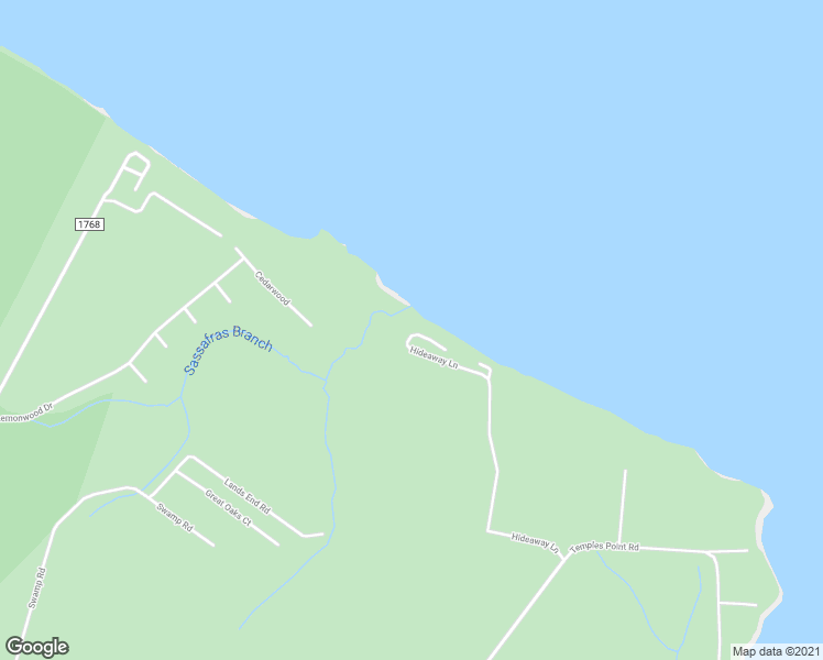 map of restaurants, bars, coffee shops, grocery stores, and more near 470 Hideaway Lane in Havelock