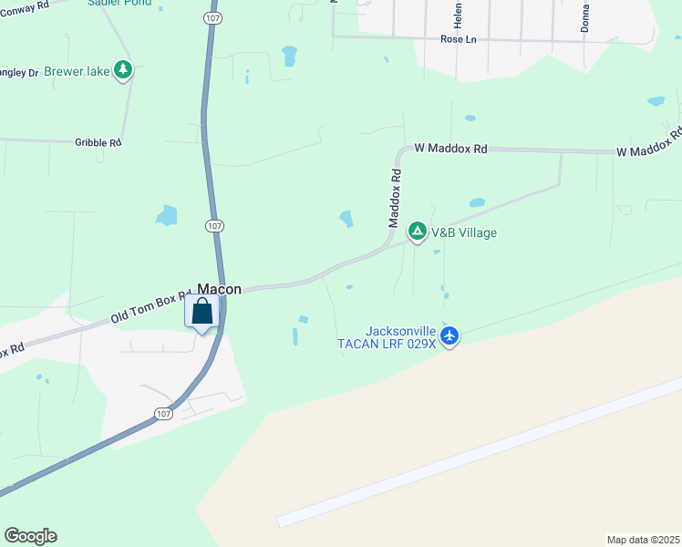 map of restaurants, bars, coffee shops, grocery stores, and more near 4923 Old Tom Box Road in Jacksonville
