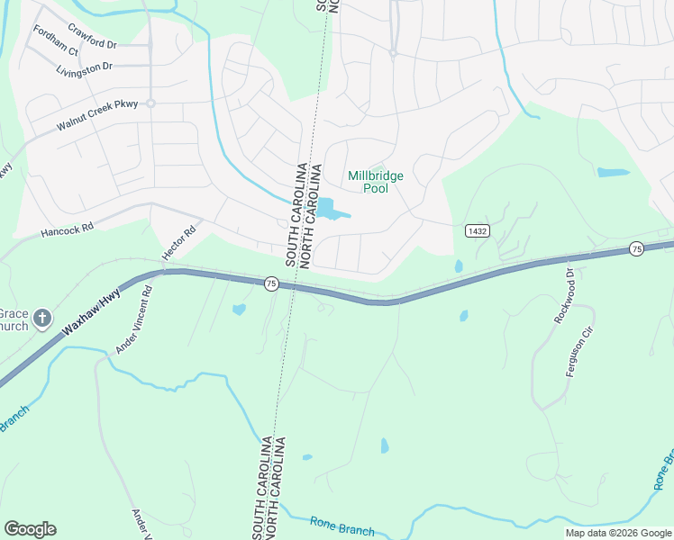 map of restaurants, bars, coffee shops, grocery stores, and more near 7504 Hancock Road in Lancaster