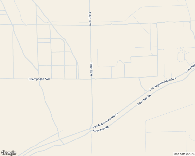 map of restaurants, bars, coffee shops, grocery stores, and more near Champagne Avenue in Rosamond