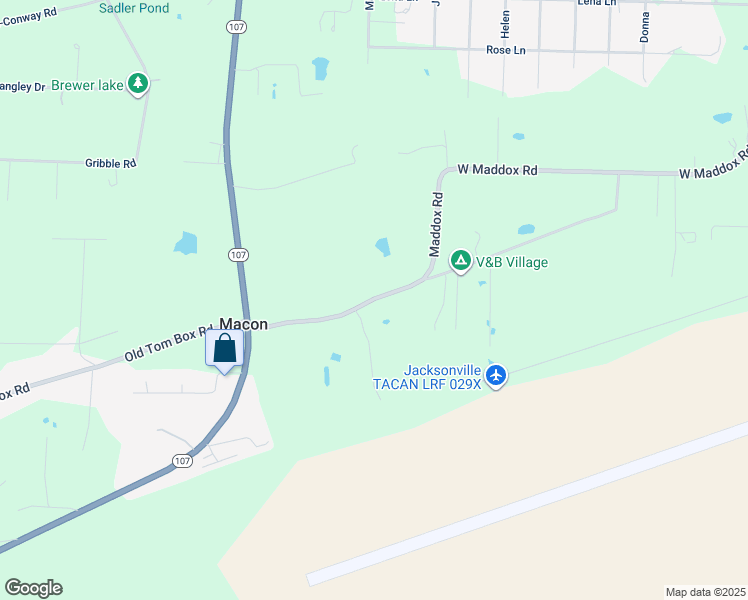 map of restaurants, bars, coffee shops, grocery stores, and more near 4923 Old Tom Box Road in Jacksonville