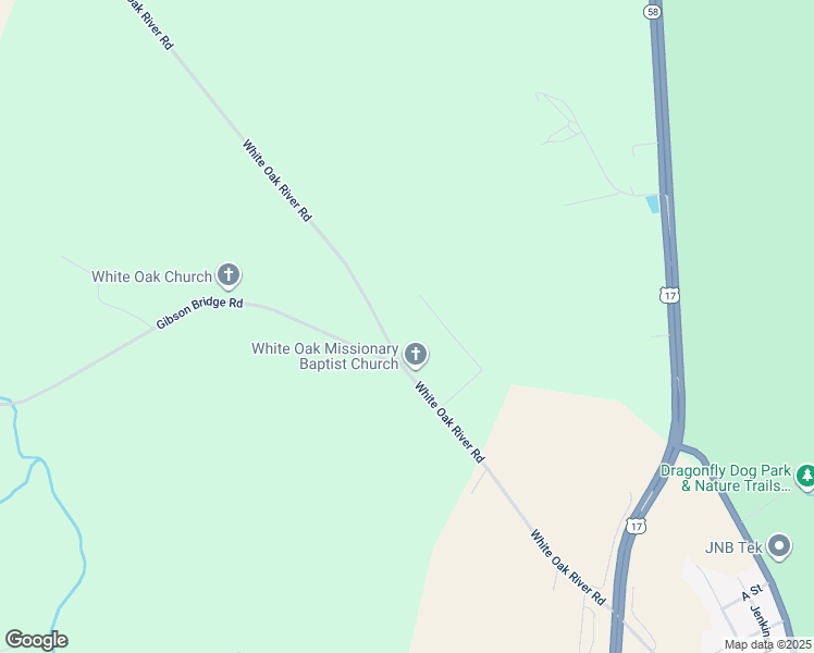 map of restaurants, bars, coffee shops, grocery stores, and more near 3654 White Oak River Road in Maysville