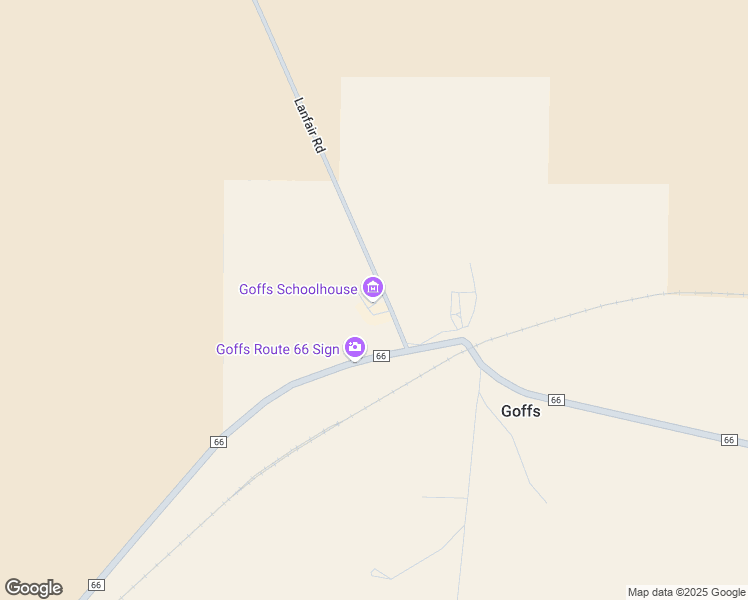 map of restaurants, bars, coffee shops, grocery stores, and more near 37198 Lanfair Road in San Bernardino County