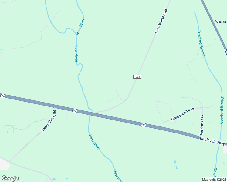 map of restaurants, bars, coffee shops, grocery stores, and more near 105 Mingo Drive in Richlands