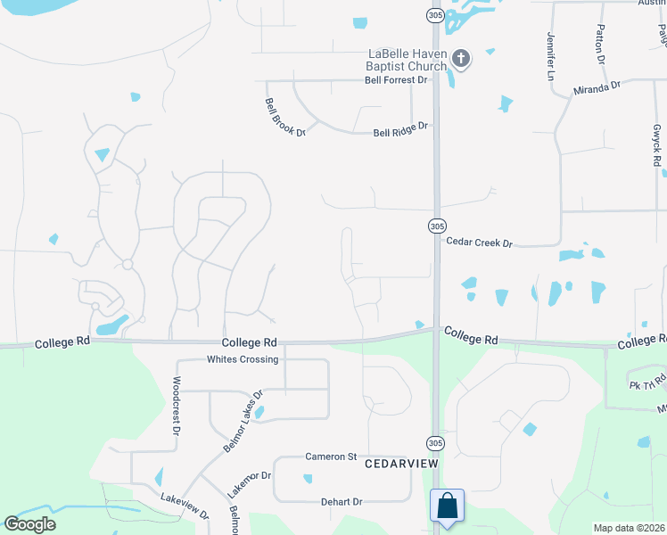 map of restaurants, bars, coffee shops, grocery stores, and more near 8730 College Road in Olive Branch