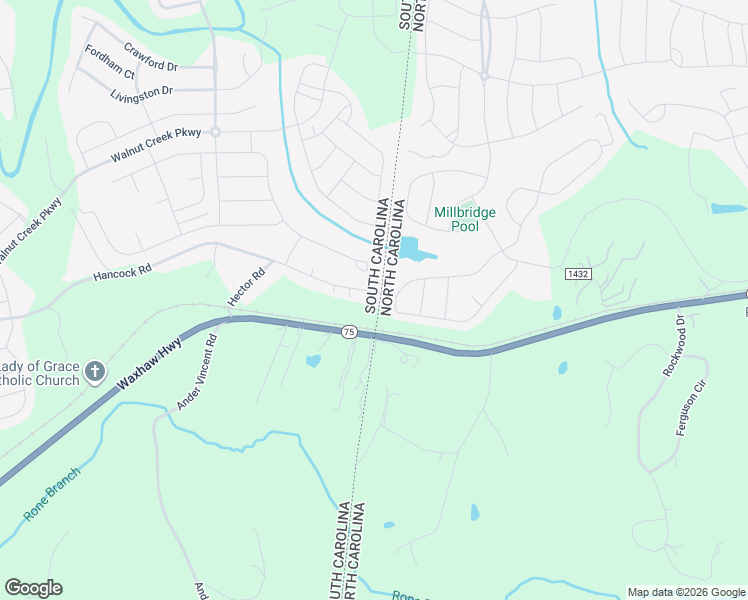 map of restaurants, bars, coffee shops, grocery stores, and more near 7504 Hancock Road in Lancaster