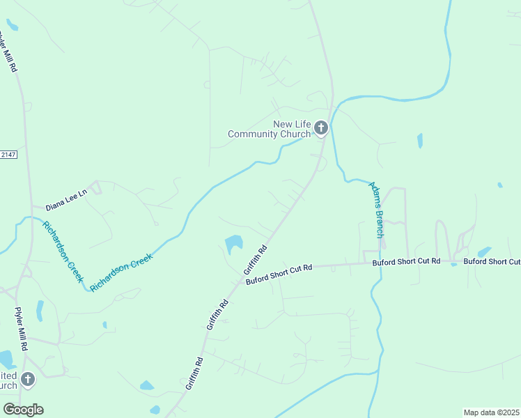 map of restaurants, bars, coffee shops, grocery stores, and more near 3412 Griffith Road in Monroe