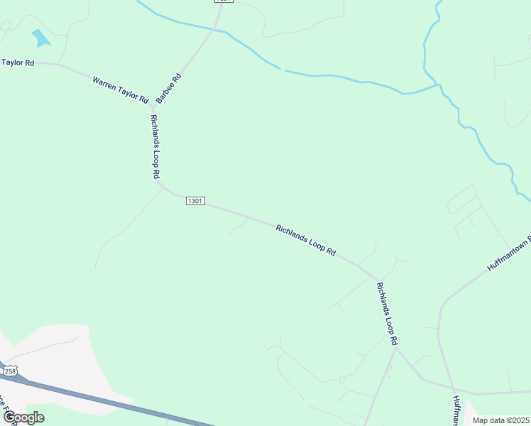 map of restaurants, bars, coffee shops, grocery stores, and more near 562 Richlands Loop Road in Richlands