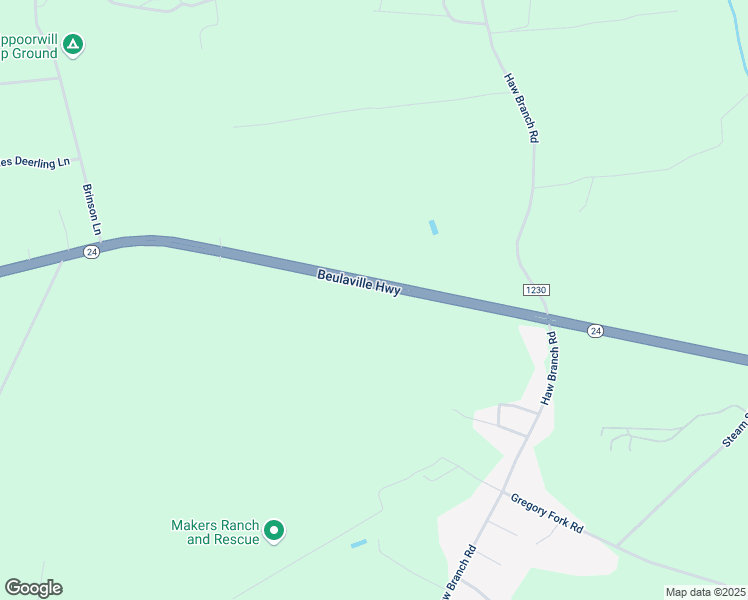 map of restaurants, bars, coffee shops, grocery stores, and more near 1309 Beulaville Highway in Beulaville