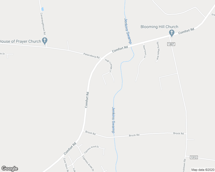 map of restaurants, bars, coffee shops, grocery stores, and more near 213 Cottage Brook Court in Richlands