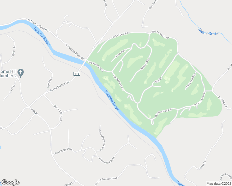 map of restaurants, bars, coffee shops, grocery stores, and more near 596 Curtis Switch Road in Mineral Bluff