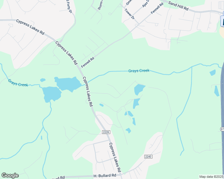 map of restaurants, bars, coffee shops, grocery stores, and more near 1342 Sawyer Court in Hope Mills