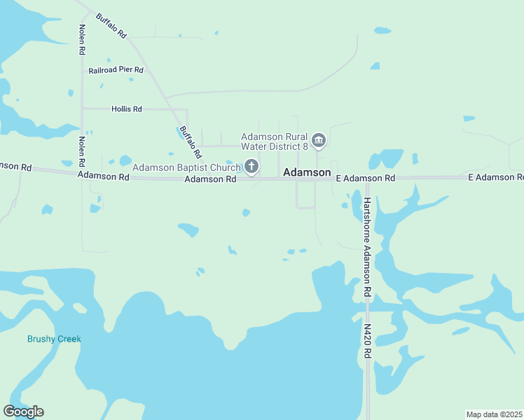 map of restaurants, bars, coffee shops, grocery stores, and more near 7540 Adamson Road in Hartshorne