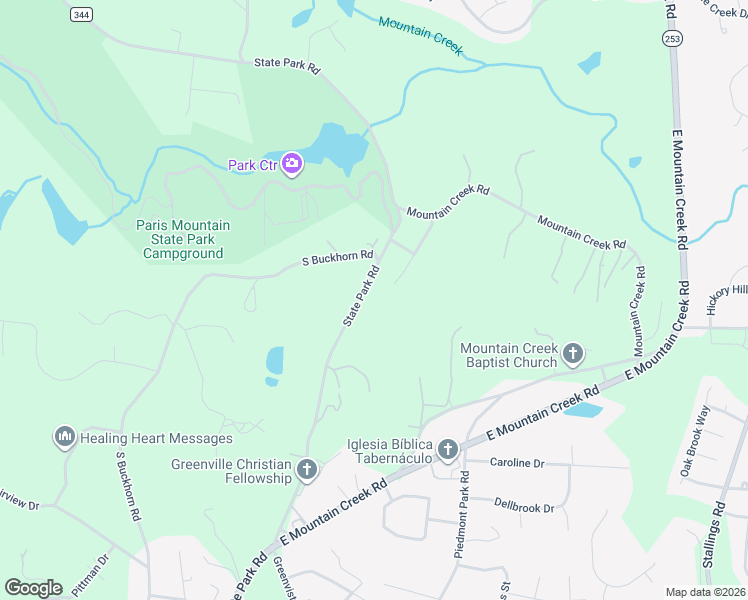 map of restaurants, bars, coffee shops, grocery stores, and more near 2282 State Park Road in Greenville