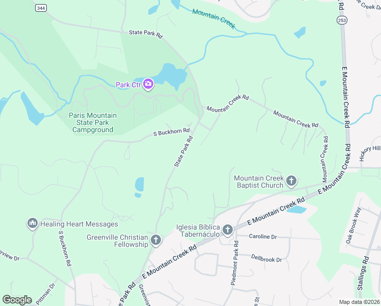 map of restaurants, bars, coffee shops, grocery stores, and more near 2282 State Park Road in Greenville