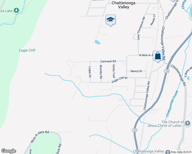 map of restaurants, bars, coffee shops, grocery stores, and more near in Walker County