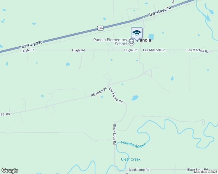 map of restaurants, bars, coffee shops, grocery stores, and more near 5132 Northeast 104th Road in Wilburton