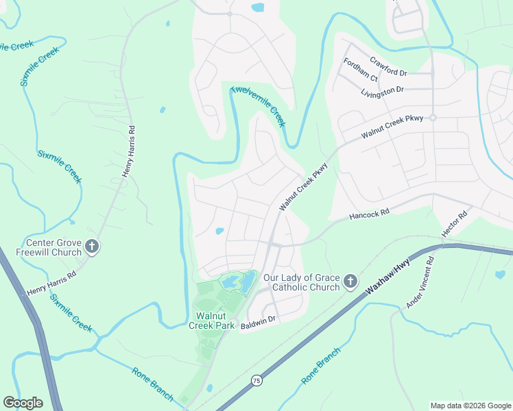 map of restaurants, bars, coffee shops, grocery stores, and more near 2021 Pinyon Lane in Lancaster