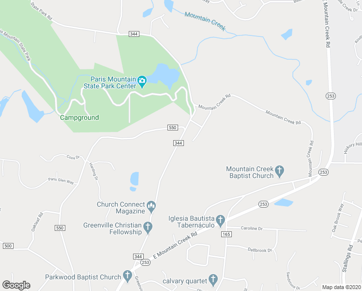 map of restaurants, bars, coffee shops, grocery stores, and more near 2282 State Park Road in Greenville