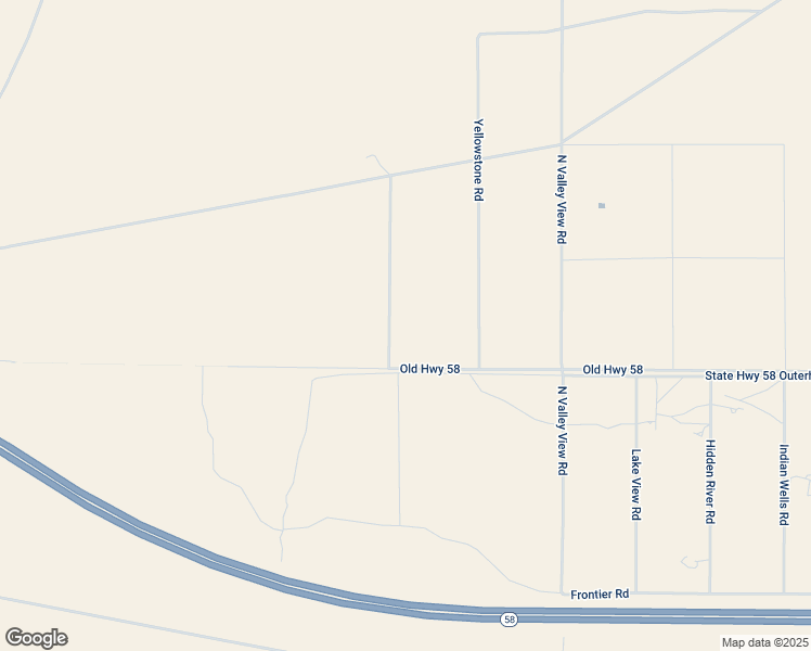 map of restaurants, bars, coffee shops, grocery stores, and more near 19816 California 58 in Hinkley