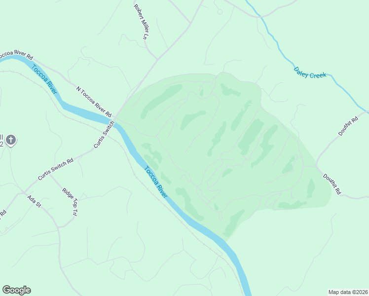 map of restaurants, bars, coffee shops, grocery stores, and more near 596 Curtis Switch Road in Mineral Bluff