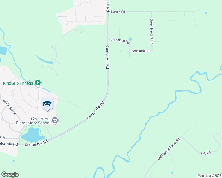 map of restaurants, bars, coffee shops, grocery stores, and more near 4440 Center Hill Road in Olive Branch