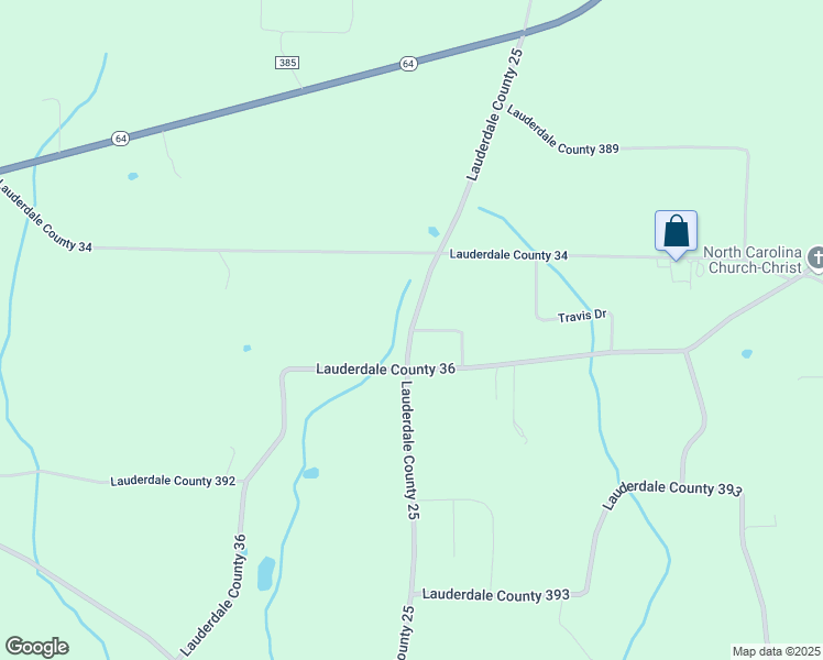 map of restaurants, bars, coffee shops, grocery stores, and more near 4635 Lauderdale County 25 in Killen