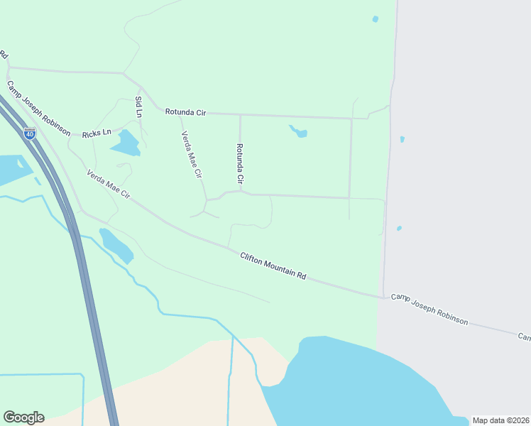 map of restaurants, bars, coffee shops, grocery stores, and more near 20113 Rotunda Circle in Mayflower
