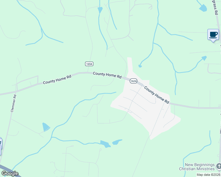 map of restaurants, bars, coffee shops, grocery stores, and more near 528 County Home Road in Rockingham