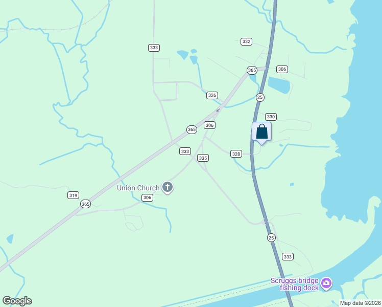 map of restaurants, bars, coffee shops, grocery stores, and more near 67 County Road 306 in Iuka