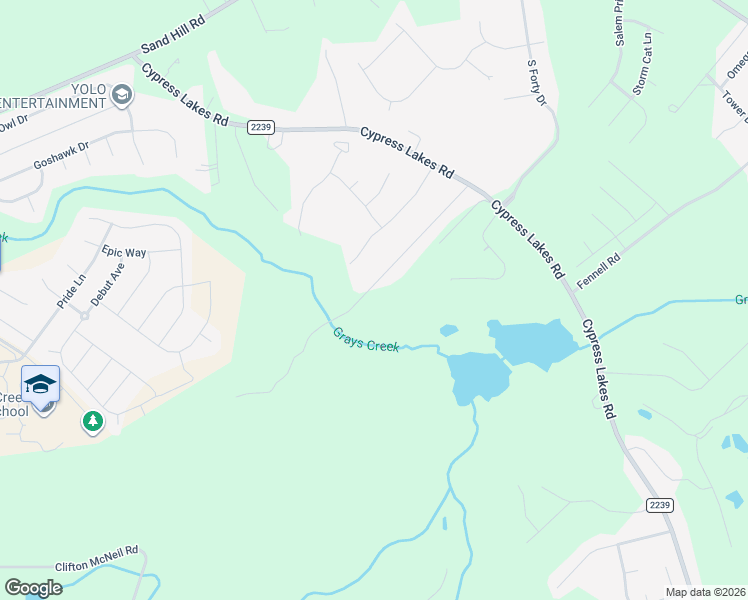 map of restaurants, bars, coffee shops, grocery stores, and more near 153 Ham Road in Hope Mills