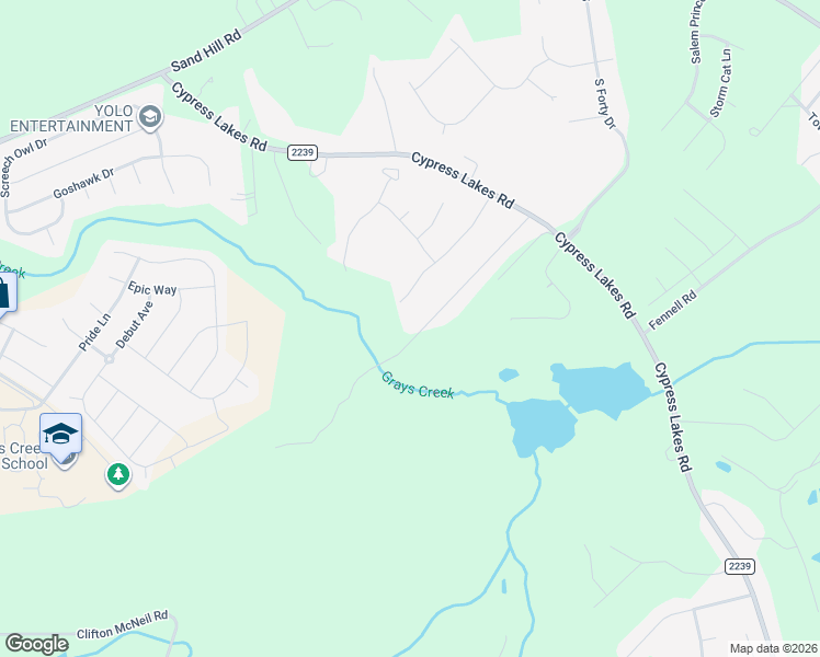 map of restaurants, bars, coffee shops, grocery stores, and more near 153 Ham Road in Hope Mills
