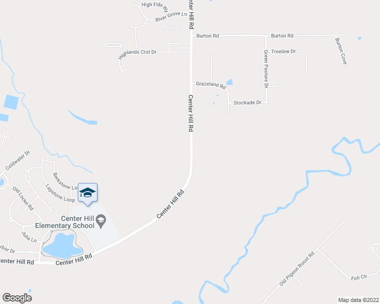 map of restaurants, bars, coffee shops, grocery stores, and more near 4440 Center Hill Road in Olive Branch