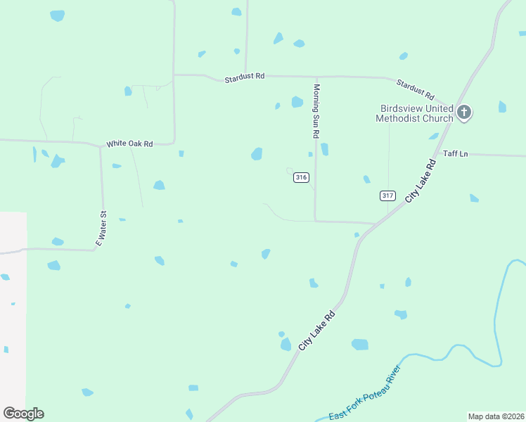 map of restaurants, bars, coffee shops, grocery stores, and more near 2600 Morning Sun Road in Waldron