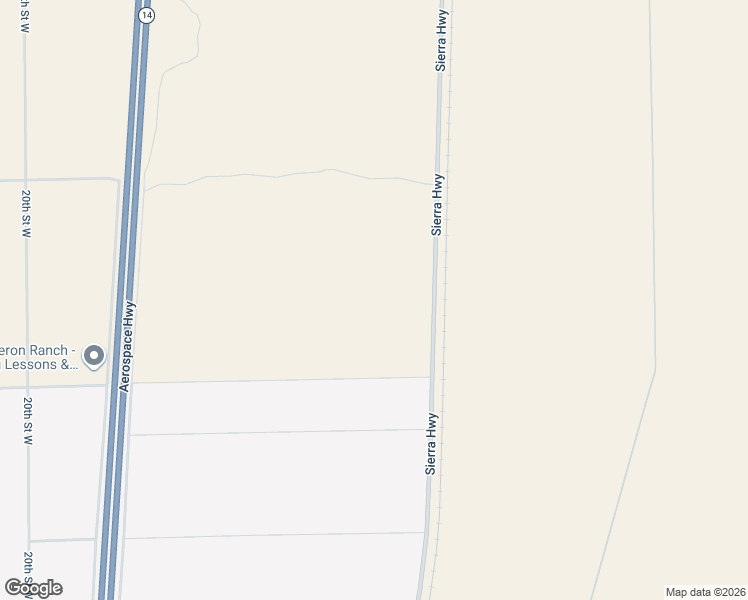 map of restaurants, bars, coffee shops, grocery stores, and more near 0 Sierra Highway in Mojave