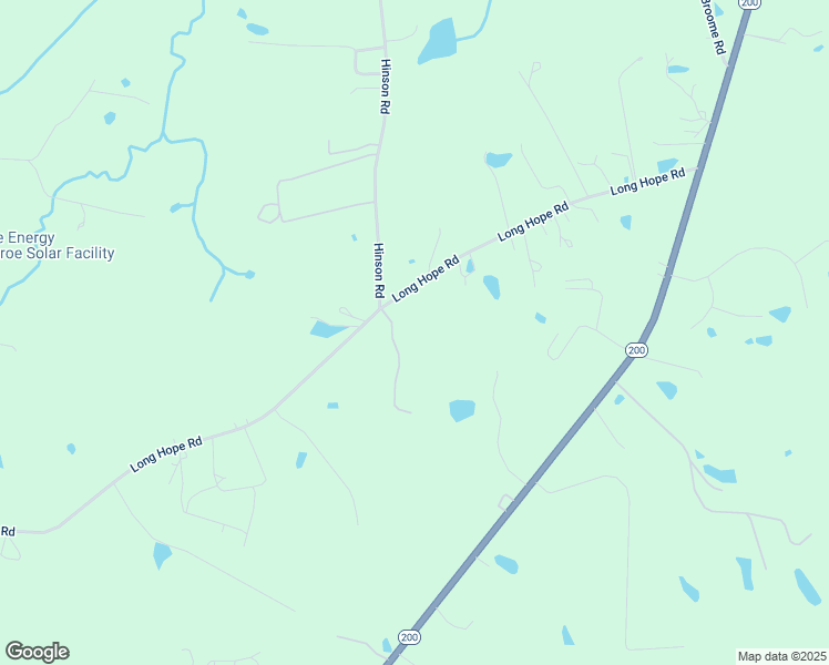 map of restaurants, bars, coffee shops, grocery stores, and more near 2319 Long Hope Road in Monroe