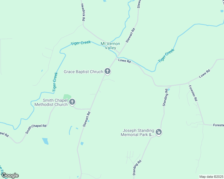 map of restaurants, bars, coffee shops, grocery stores, and more near 4049 Stewart Road in Tunnel Hill